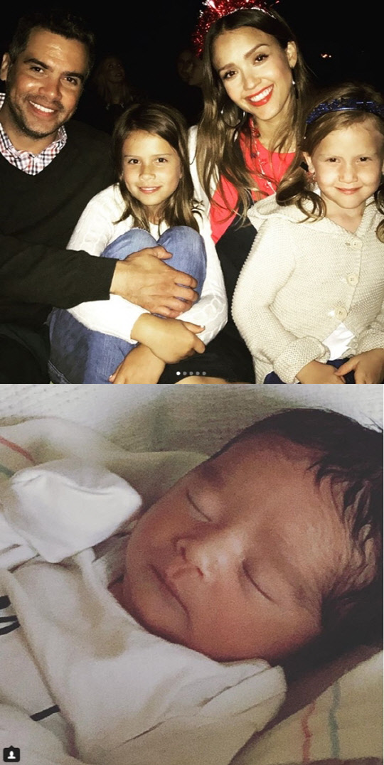 할리우드 스타 제시카 알바가 2일(한국시간) 셋째 출산 소식을 자신의 인스타그램을 통해 전했다. <제시카 알바 인스타그램>